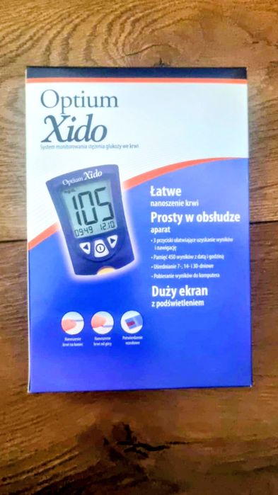 Optium Xido - Nowy glukometr, mierzy ketony i cukry, Bardzo Tanio %