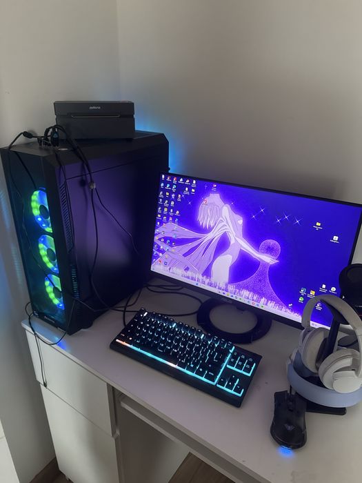 Gaming PC RTX 3070 i7-11700F 16GB + Monitor