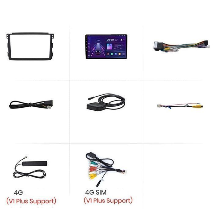 Radio nawigacja Smart Fortwo 2005 - 2010 Android Carplay 2GB 32GB