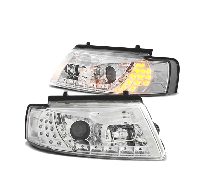 FARÓIS DAYLIGHT VOLKSWAGEN VW PASSAT B5 96-00 CHROME