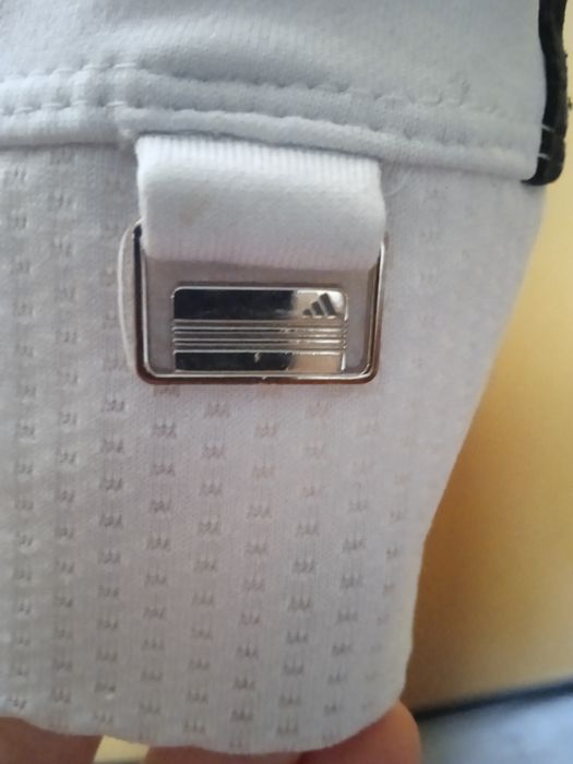 Koszulka bluzka top adidas biały 3-stripes S/M