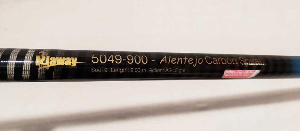 Cana de Pesca PLAWAY 5 0 4 9 - 9 0 0 - Alentejo Carbon Spiral 9 metros