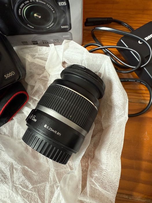Canon 500D com lentes