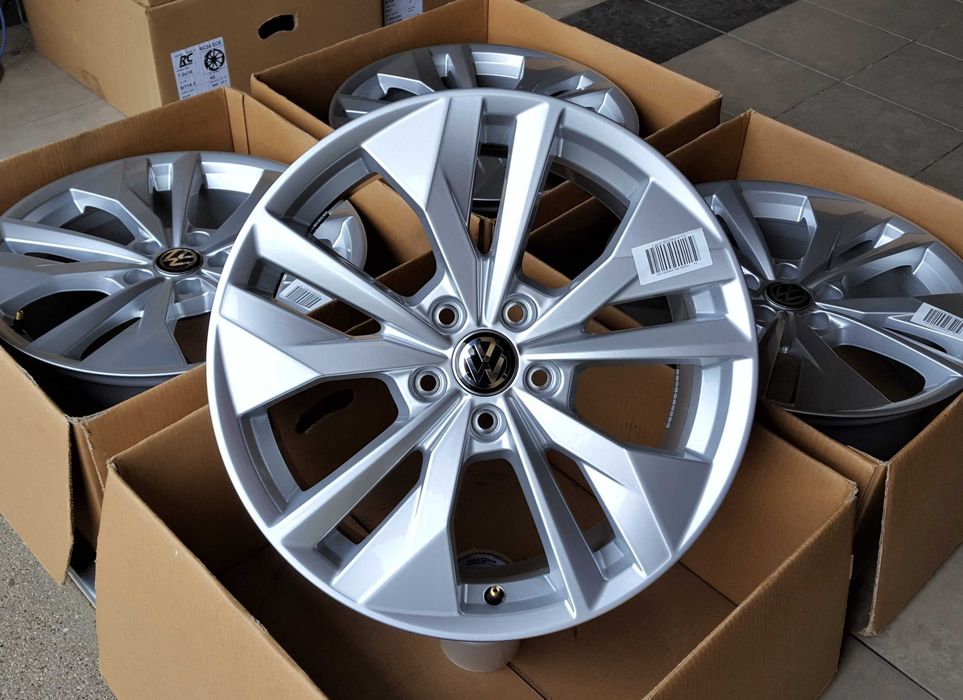 Alufelgi 18 5x112 VW Golf Passat Tiguan Jetta Touran Caddy T-Roc Nowe Oryginalne ! 822#