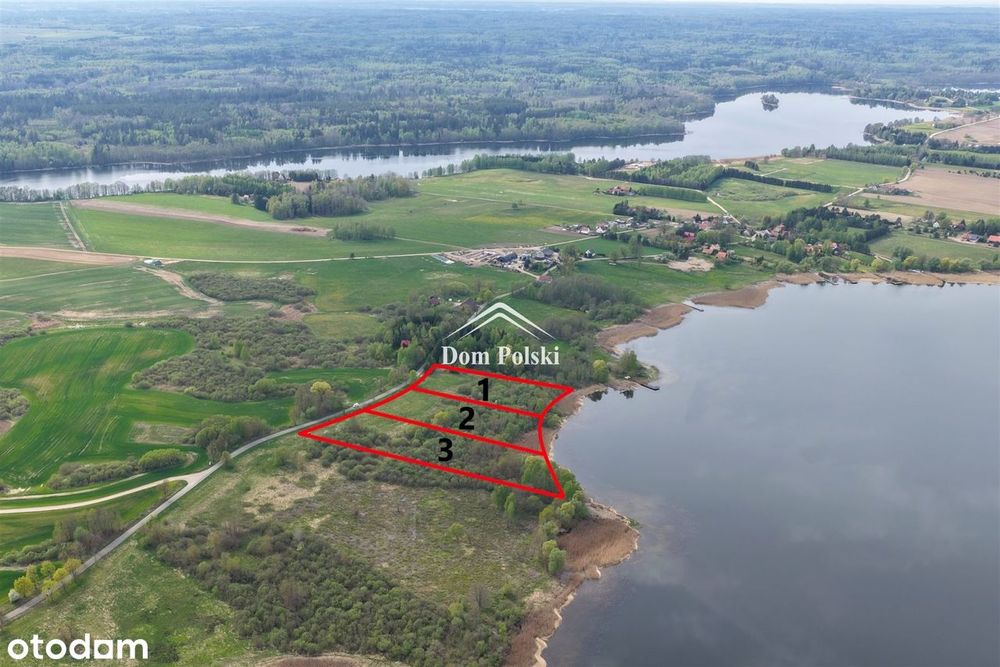 Działki budowlane nad Jeziorem Łaźno - Borki