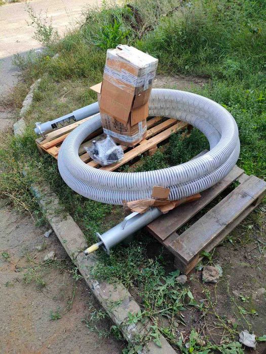 Гнучкий шнек, конвеєр, шнек, спіраль, гибкий шнек, зернопогрузчик,гофр