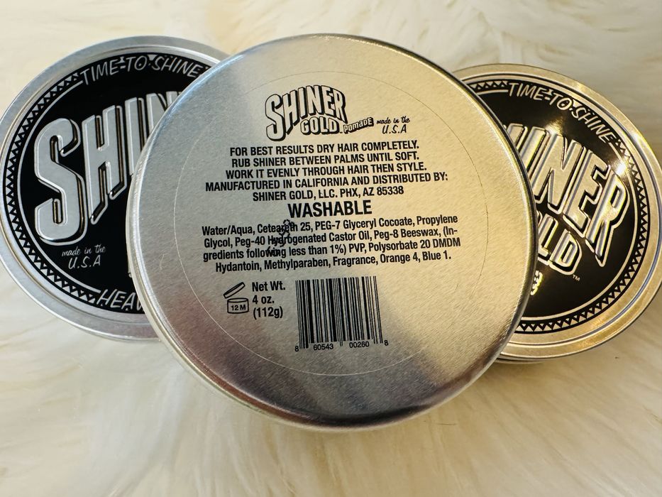 Помада для укладки волос Shiner Gold Heavy Hold Pomade 112мл