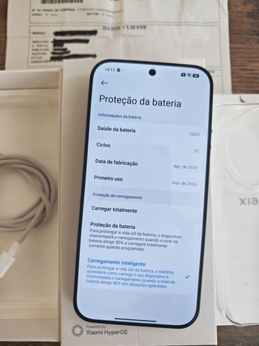 Xiaomi 17 ultra 5G 16GB/512GB Dual Sim Preto Seminovo C/Garantia Aceito Retomas