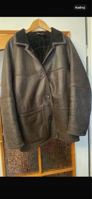 Kurtka skora naturalna vintage vunic
