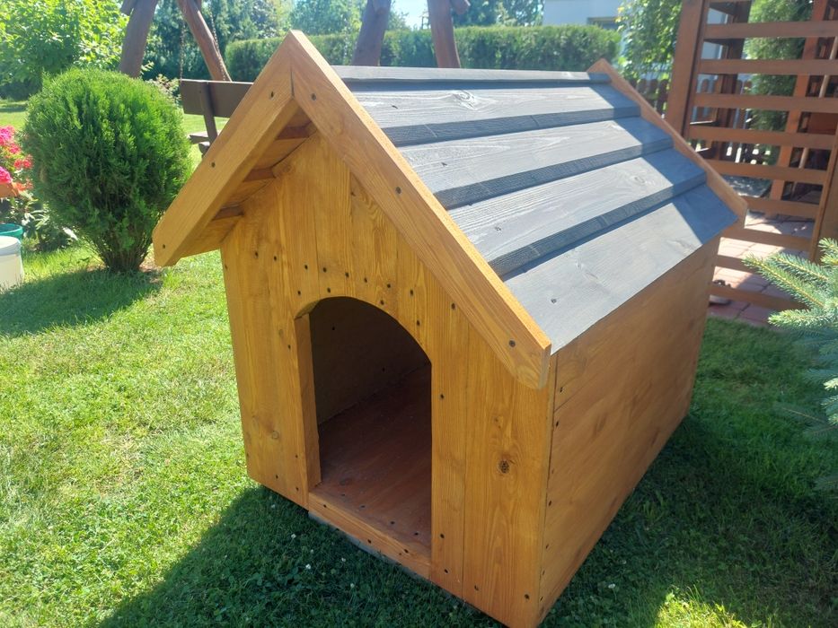 Buda dla psa budy solidne z desek heblowanych