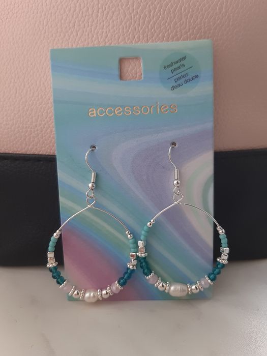 Śliczne kolczyki kółka nowe