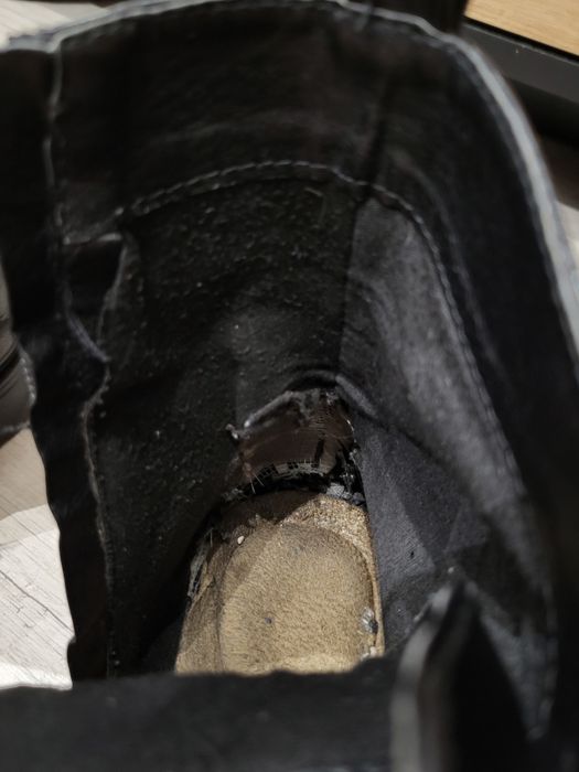 Czarne wysokie buty