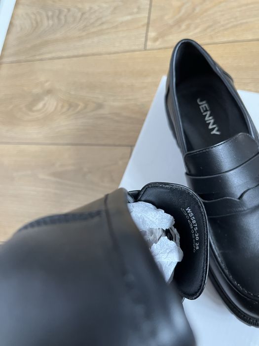 Loafersy Jenny czarne