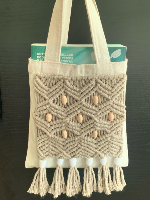 Produtos de macramê,shopper