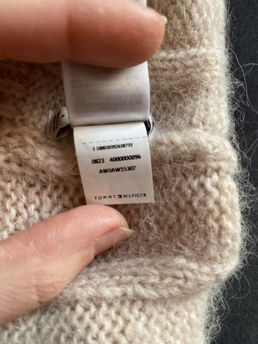 Czapka Tommy Hilfiger zimowa beżowa