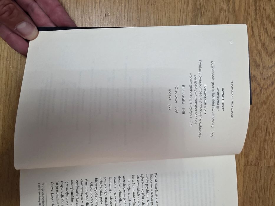 Książka Psychologia Przyszłości Stanislav Grof. Unikatowe książka .
