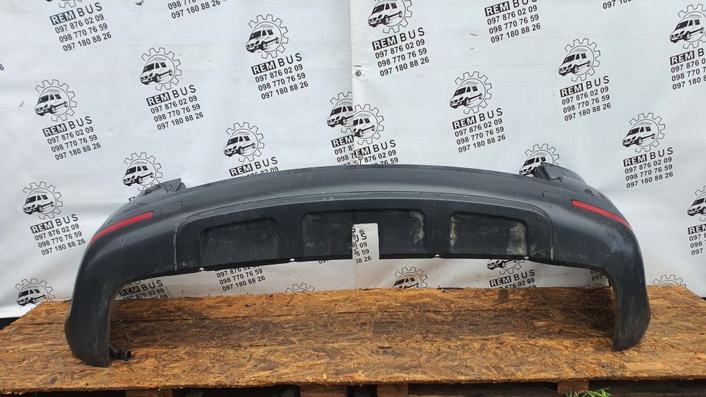 Бампер задній Volkswagen Touareg, таурег чорний