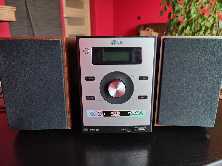 LG XA14 wieża stereo | CD, USB, radio | sprawna