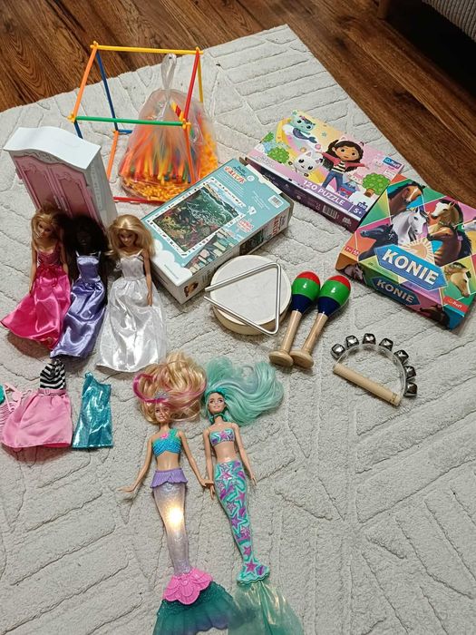 Zabawki combo barbie i gry