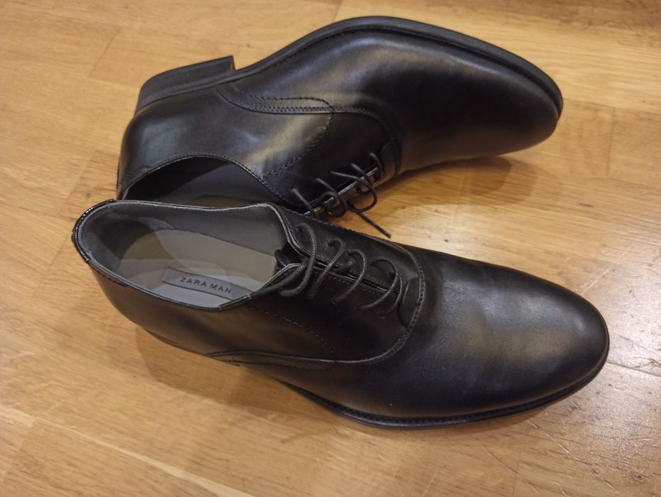 Чоловічі шкіряні туфлі Zara man