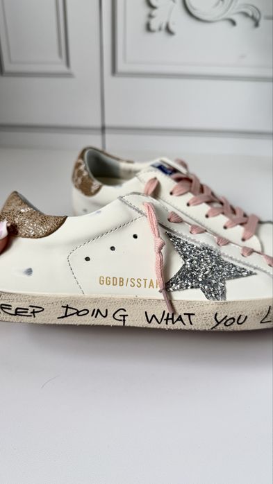 Жіночі кеди Golden Goose Deluxe Brand GGDB шкіра 36–41 в наявності