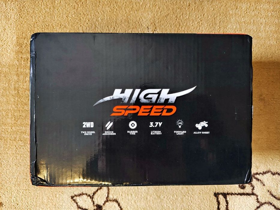 Машинка на радиоуправлении Jeep Racing Батарейки для пульта в подарок