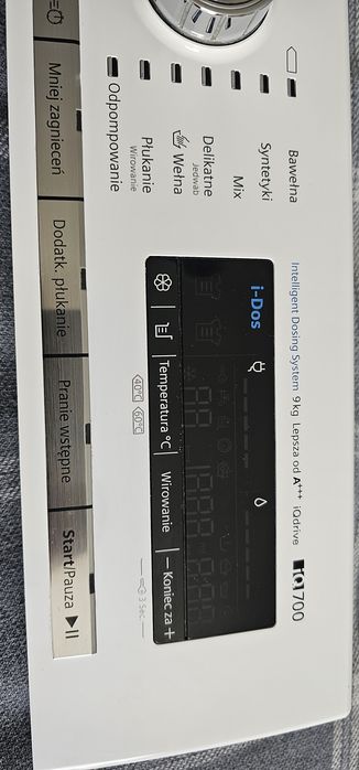 Siemens IQ700 i-Dos Panel przedni z programatorem