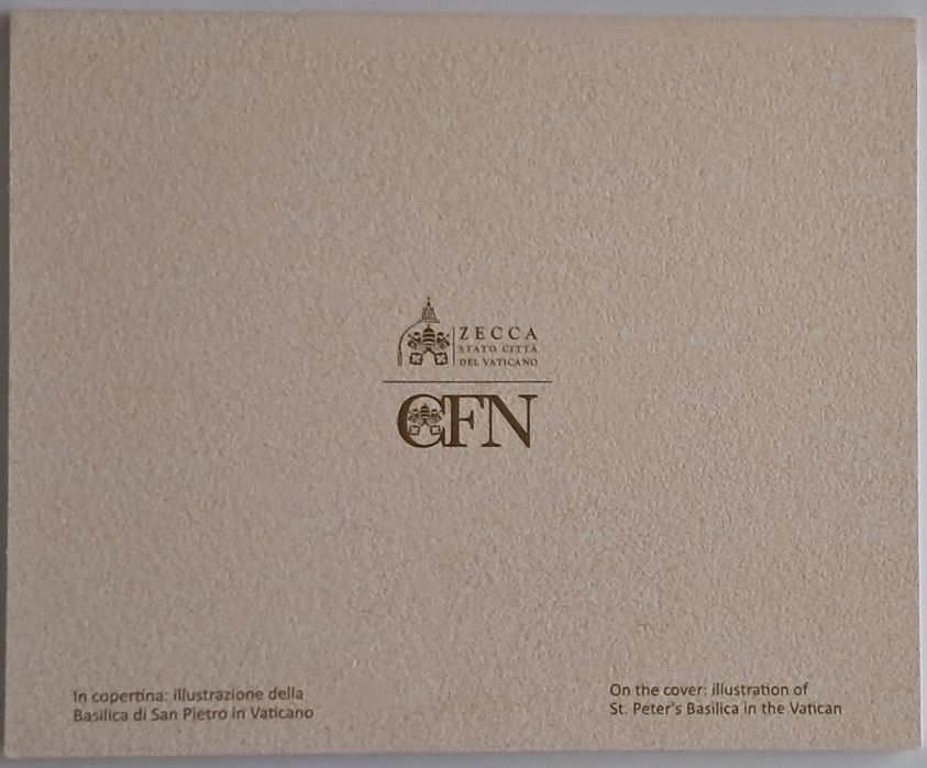 Set / Carteira Moedas Vaticano 2025 _ Qualidade BU