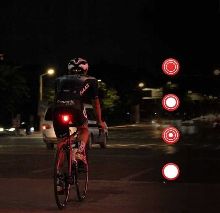 Lampka do roweru na tył światło czerwone