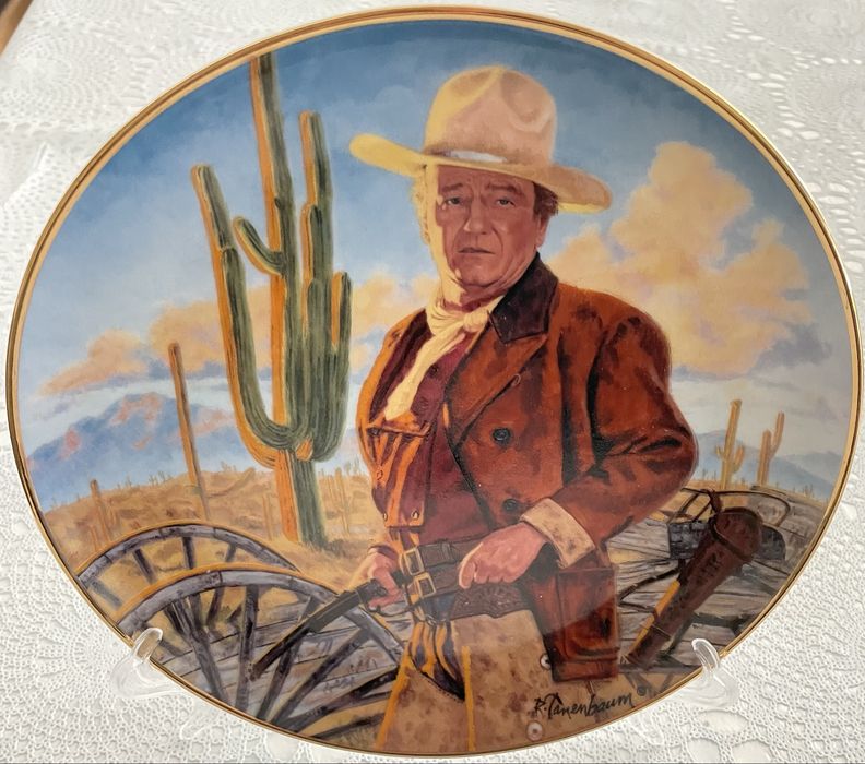 Talerz Kolekcjonerski Franklin Mint John Wayne „Champion Of The West”