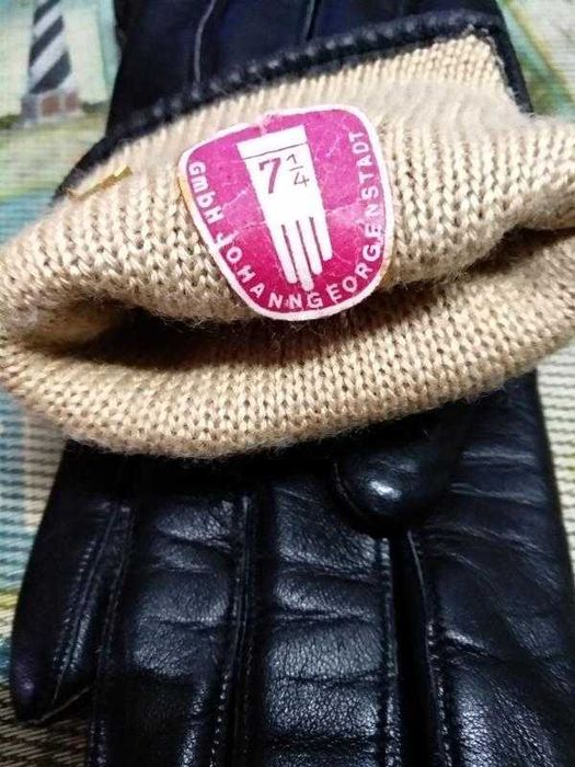 Перчатки кожанные, р.7 и 1/4, из Германии. Новые.