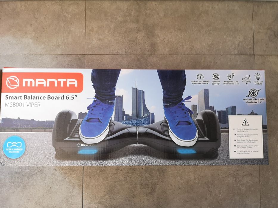 Deska Elektryczna MANTA Smart Balance Board 6 5 MSB001 VIPER Elbl g OLX.pl