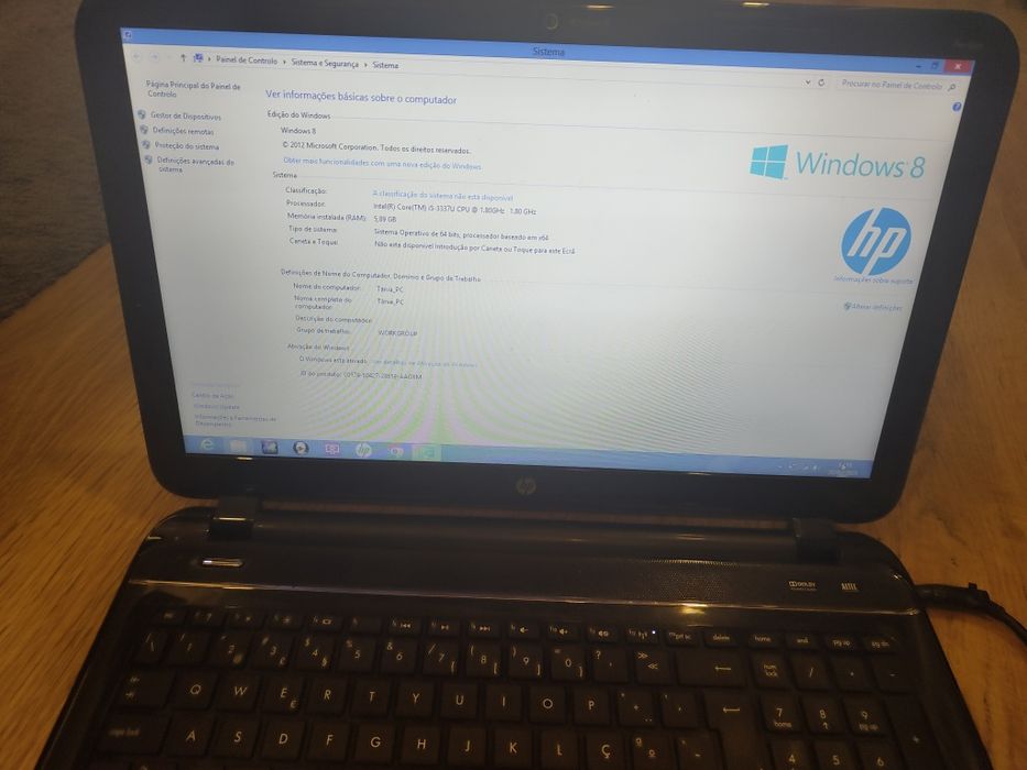 Portátil HP i5 pavilion series