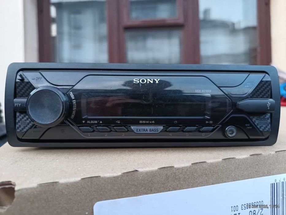 RADIO-Smatphone-iPhone-iPod RDS Text AUX USB2.0 SONY DSX-A210UI XPlod 4x55W Player-MP3-WMA-FLAC Equalizer-EQ10 Extra-BASS Karaoke Subwoofer 2RCA 2DIN