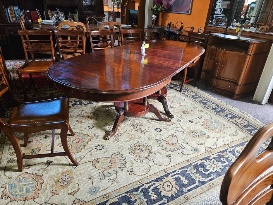 Mesa de sala estilo Imperio - extensível - Bom estado geral - Só a m