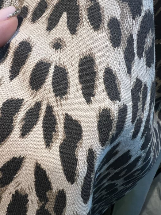 Леопардові штани wide lag