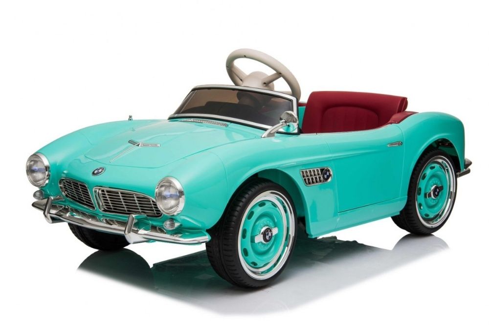 Pojazd BMW 507 Retro na akumulator EVA Ekoskóra LED MP3 pilot SX1938