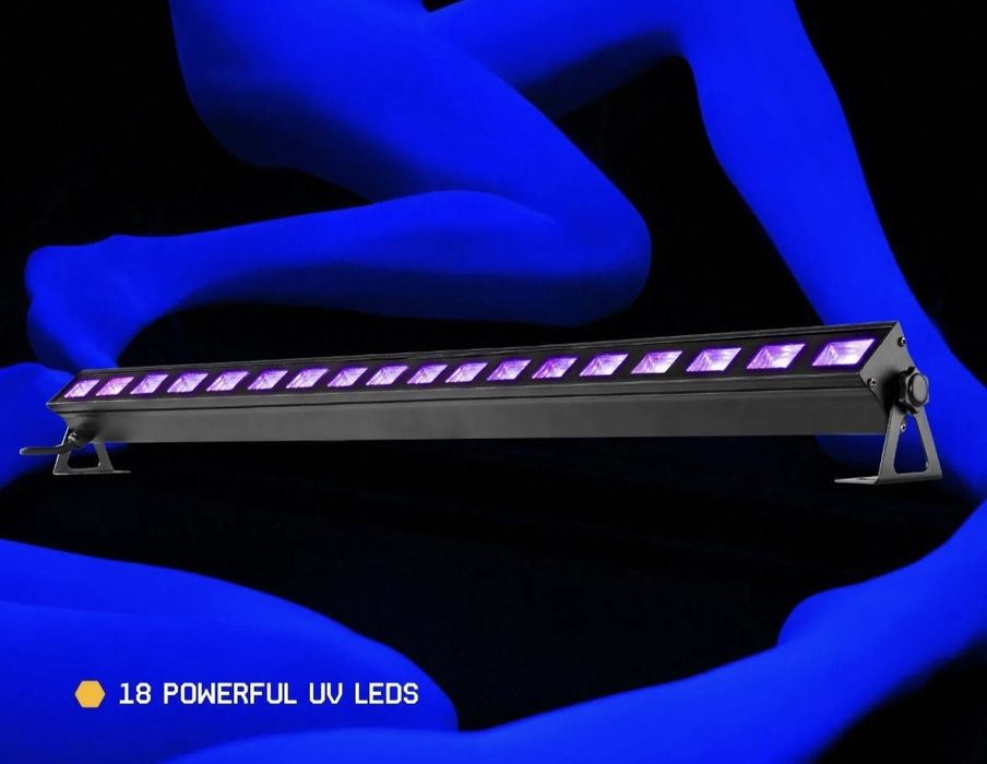 Barra Profissional 18 LEDs 3W UV (Luz Negra) BUV183 - beamZ