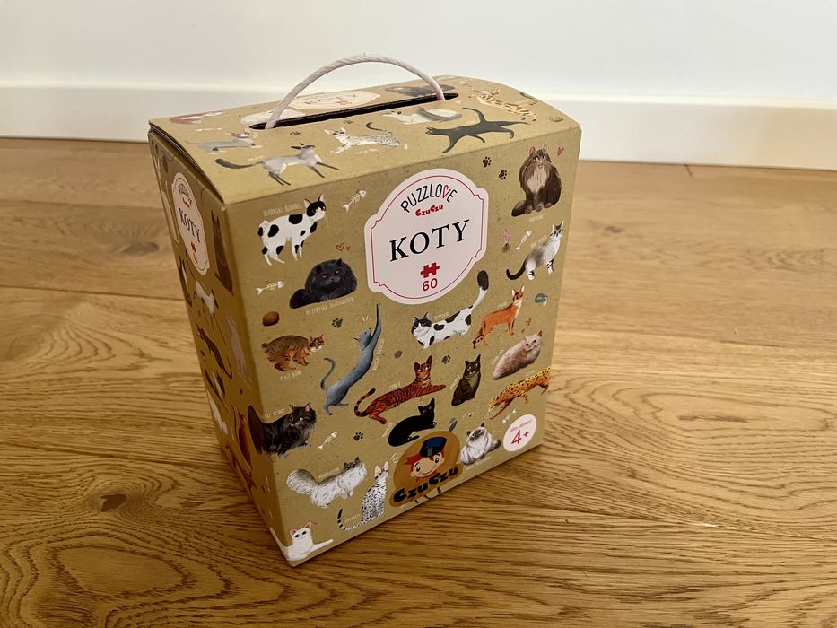Puzzle Koty 60 CzuCzu Puzzlove czu czu 60 elementów