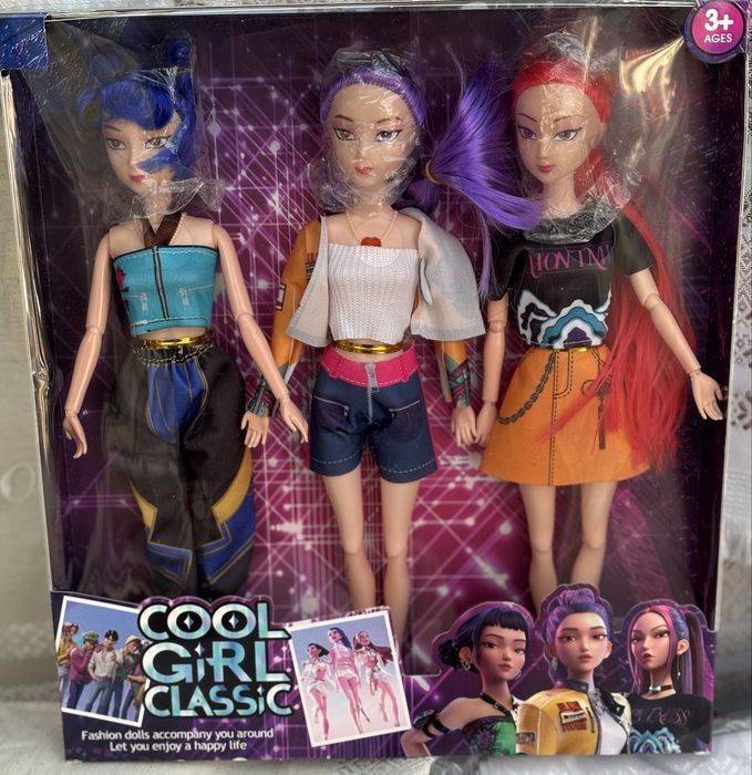 Музичні ляльки K-Pop Demon Hunters Кейпоп мисливці на демонів 30 см