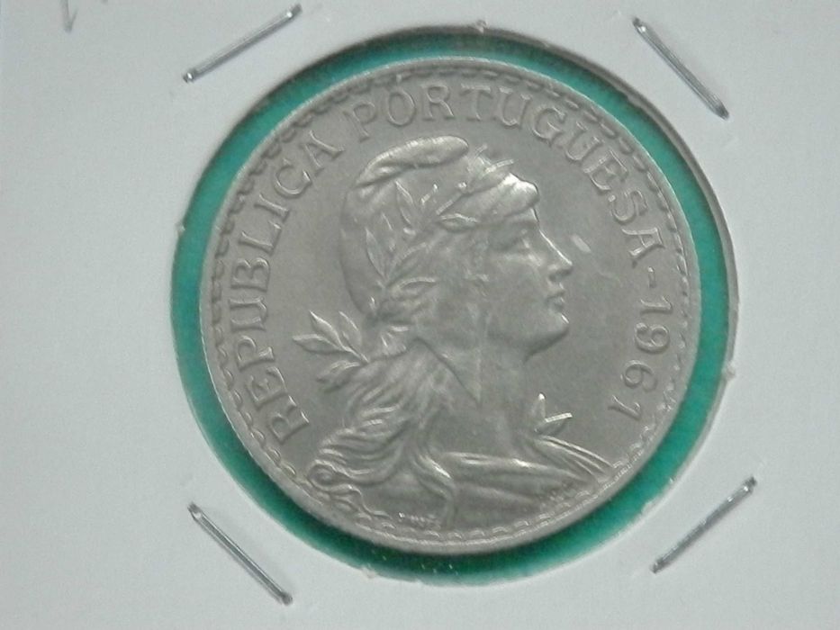 1433 - República: 1 escudo 1961 alpaca, por 2,00