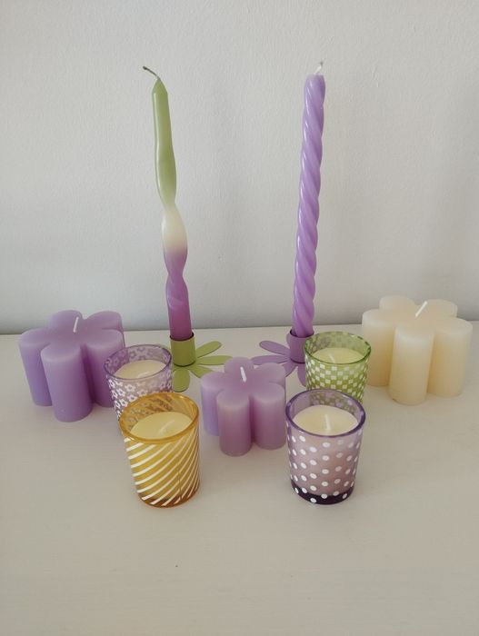 Conjunto de velas lindíssimo