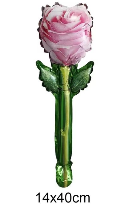 Повітряна куля, троянда, надувка святкова