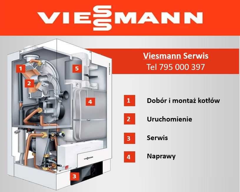 Serwis Viessmann kotły Poznań montaż, serwis pieców kotłów gazowych