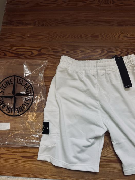 Calcões Stone Island Brancos Novos com Etiqueta