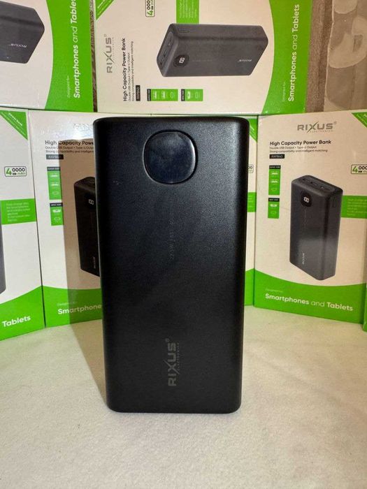 Павербанк з швидкою зарядкою Power Bank 30000 40000 Rixus