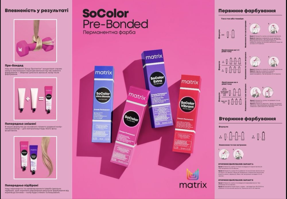 Краска для волос Matrix. Профессиональная. Оригинал. Свежая. В наличии