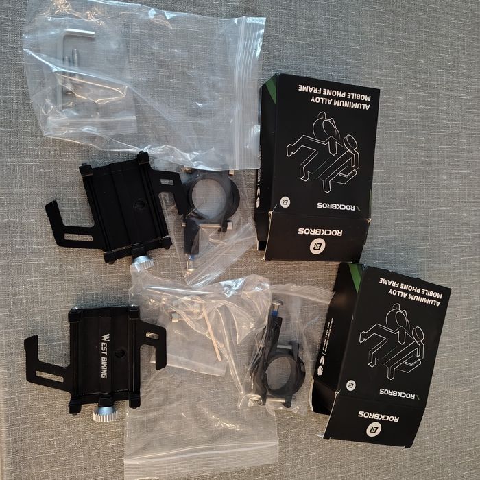 2x uchwyt na telefon do roweru