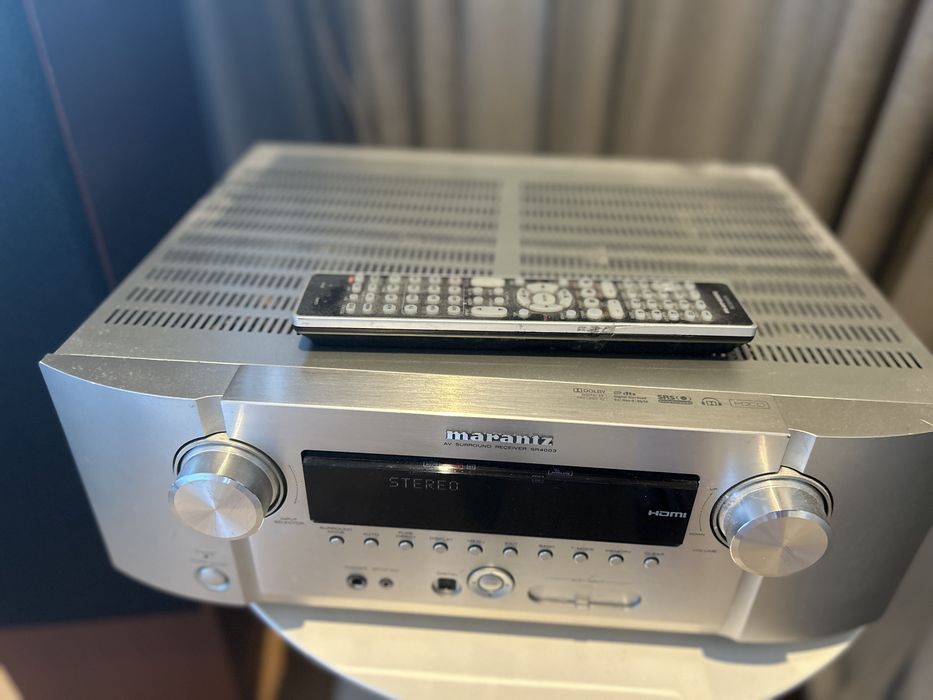 Zestaw audio Marantz: Amplituner SR 4003 + DVD DV 4003 | Piloty