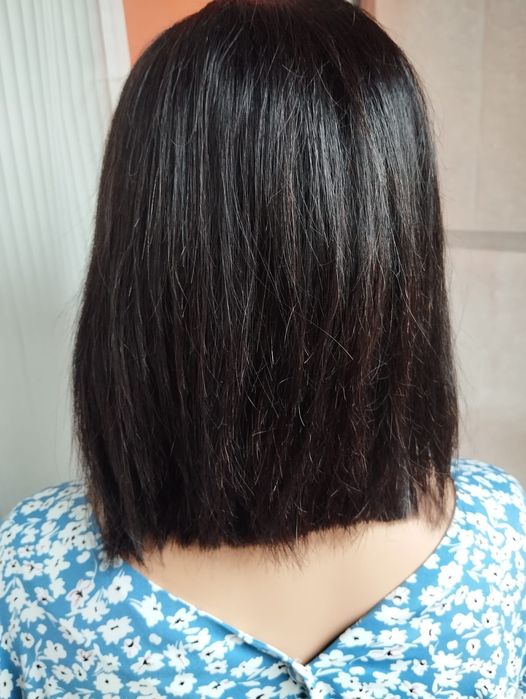 Парик 100%натуральный волос система